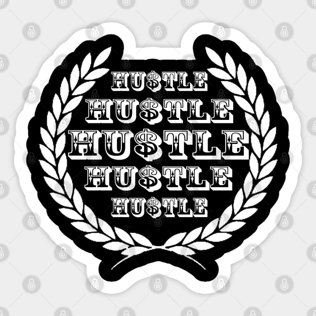 Hustle hustle hustle Sticker by thehollowpoint